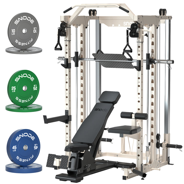 Snode ALL10 Plus Smith Machine Functional Trainer Power Rack