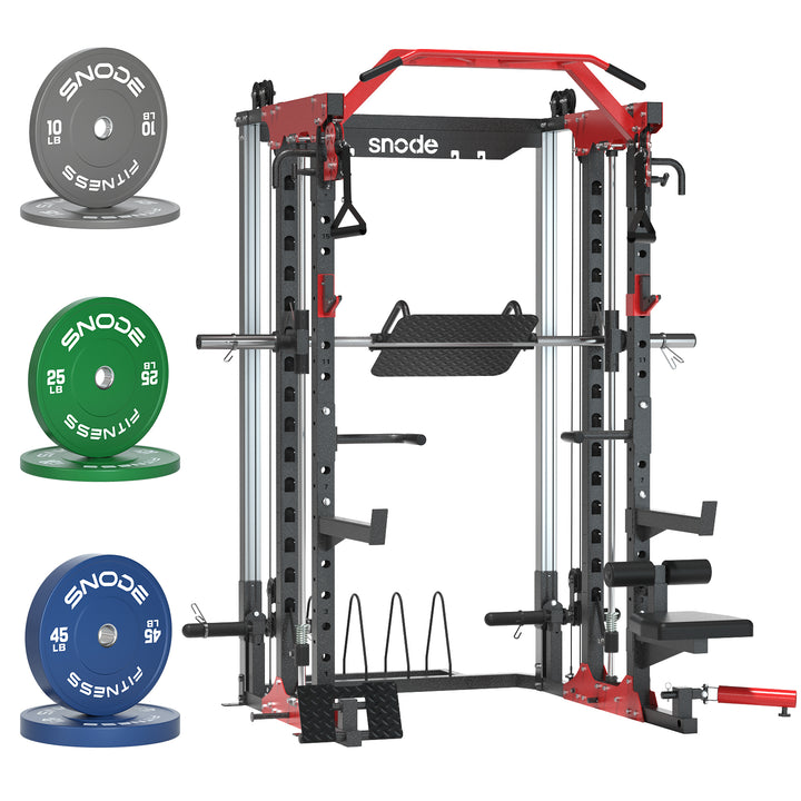 Snode ALL10 Plus Smith Machine Functional Trainer Power Rack