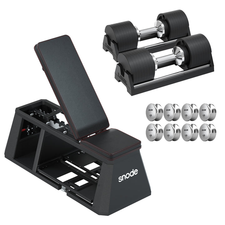 AD80 Adjustable Dumbbells + 4-in-1 Bench  [💰Save $213.6]