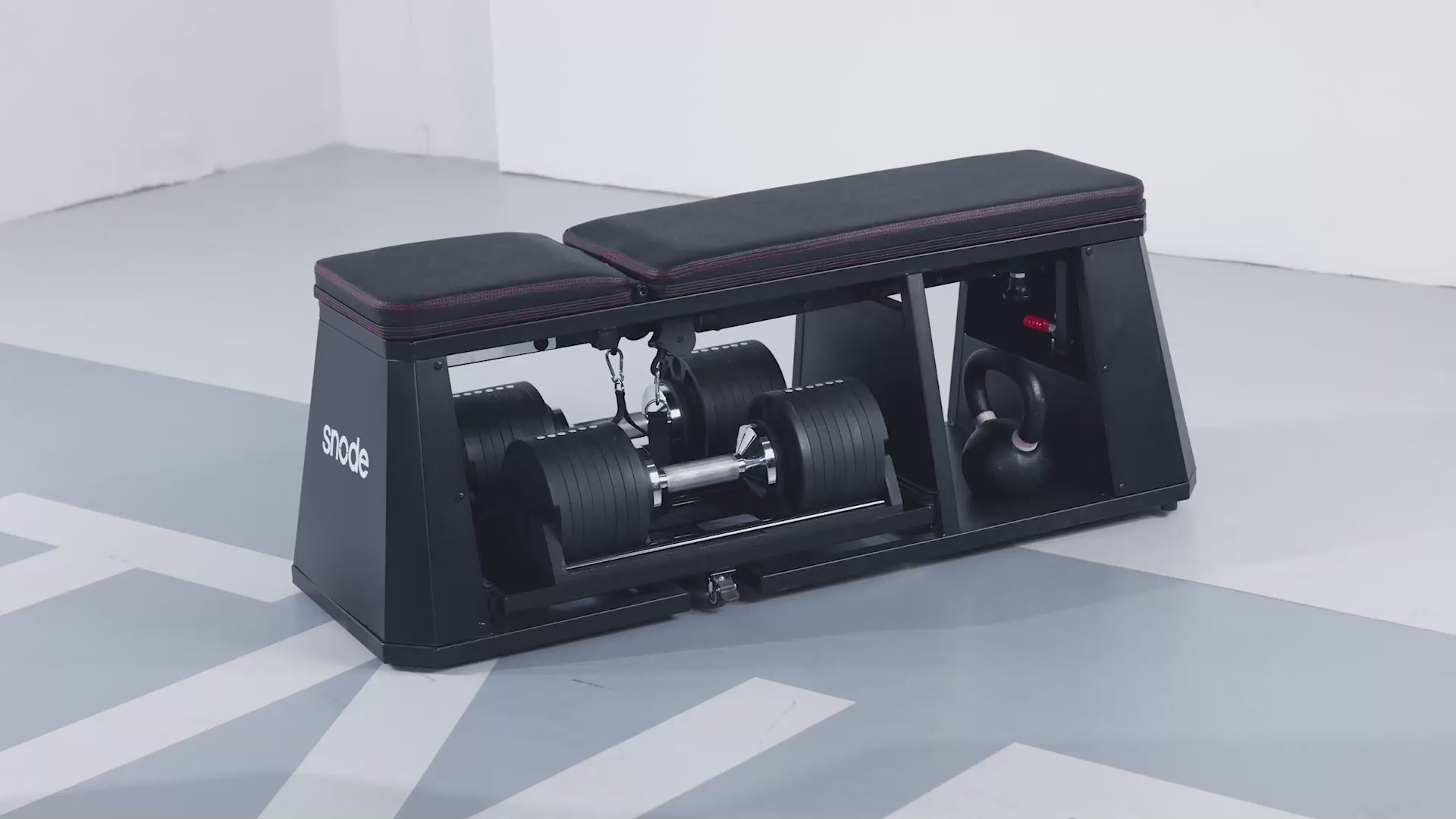 4 in 1 Adjustable Storage Bench + Cable Crossover | Workout Benches