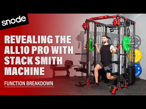 Snode ALL10 Pro 350LB Stack Smith Machine Full Function Demo