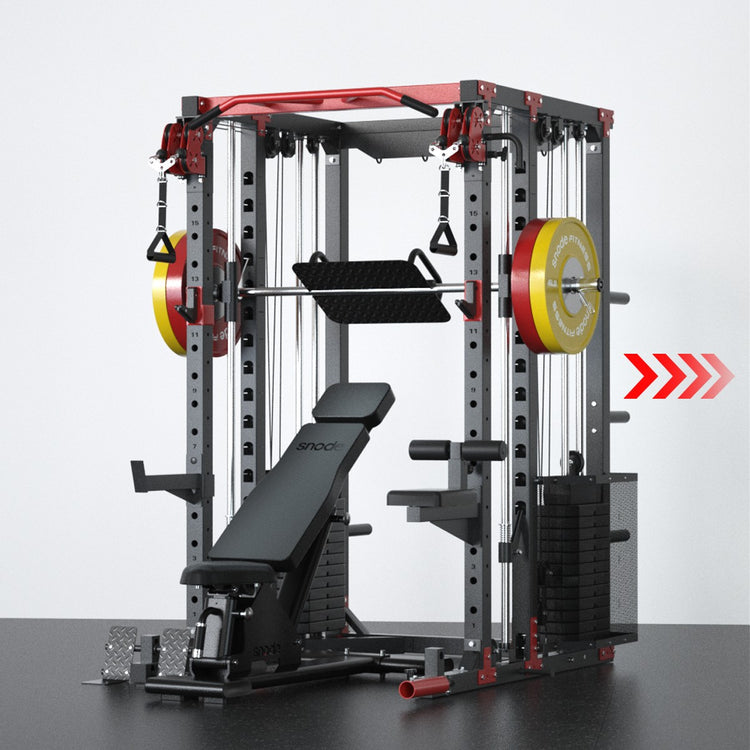 ALL 10 Pro Smith Machine with 350LB Weight Stack | Snode Fitness