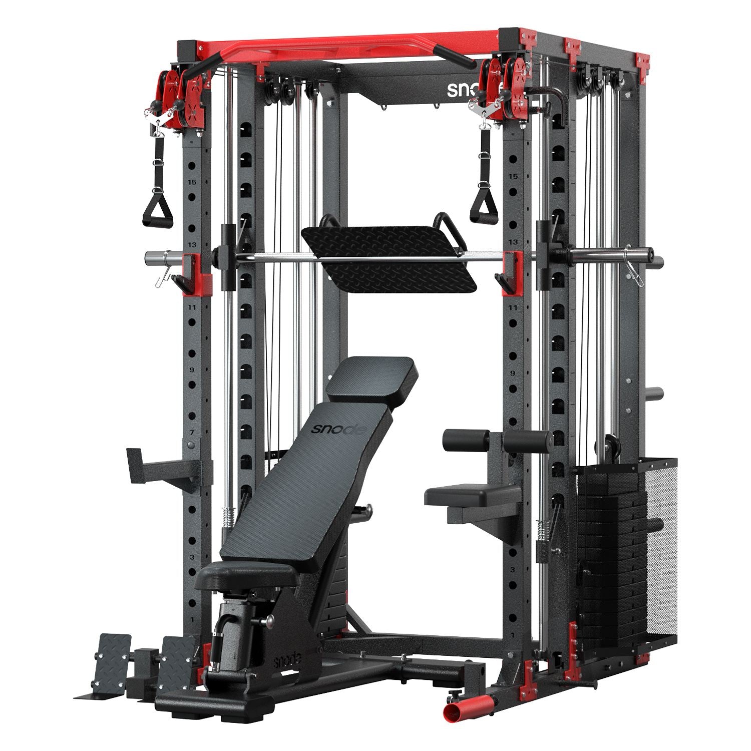ALL 10 Pro Smith Machine with 350LB Weight Stack | Snode Fitness
