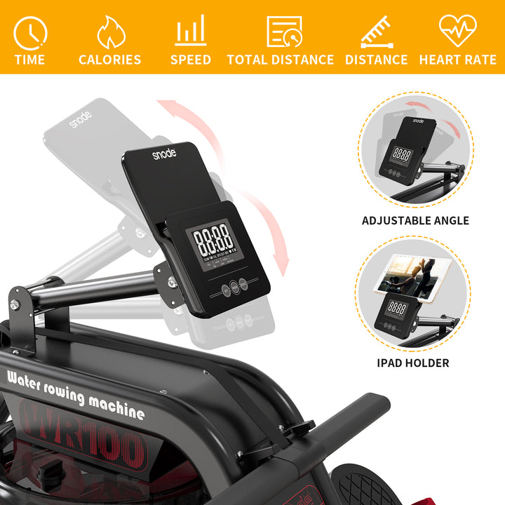 Snode Home Use Water Resistance Foldable Rowing Machine - WR100
