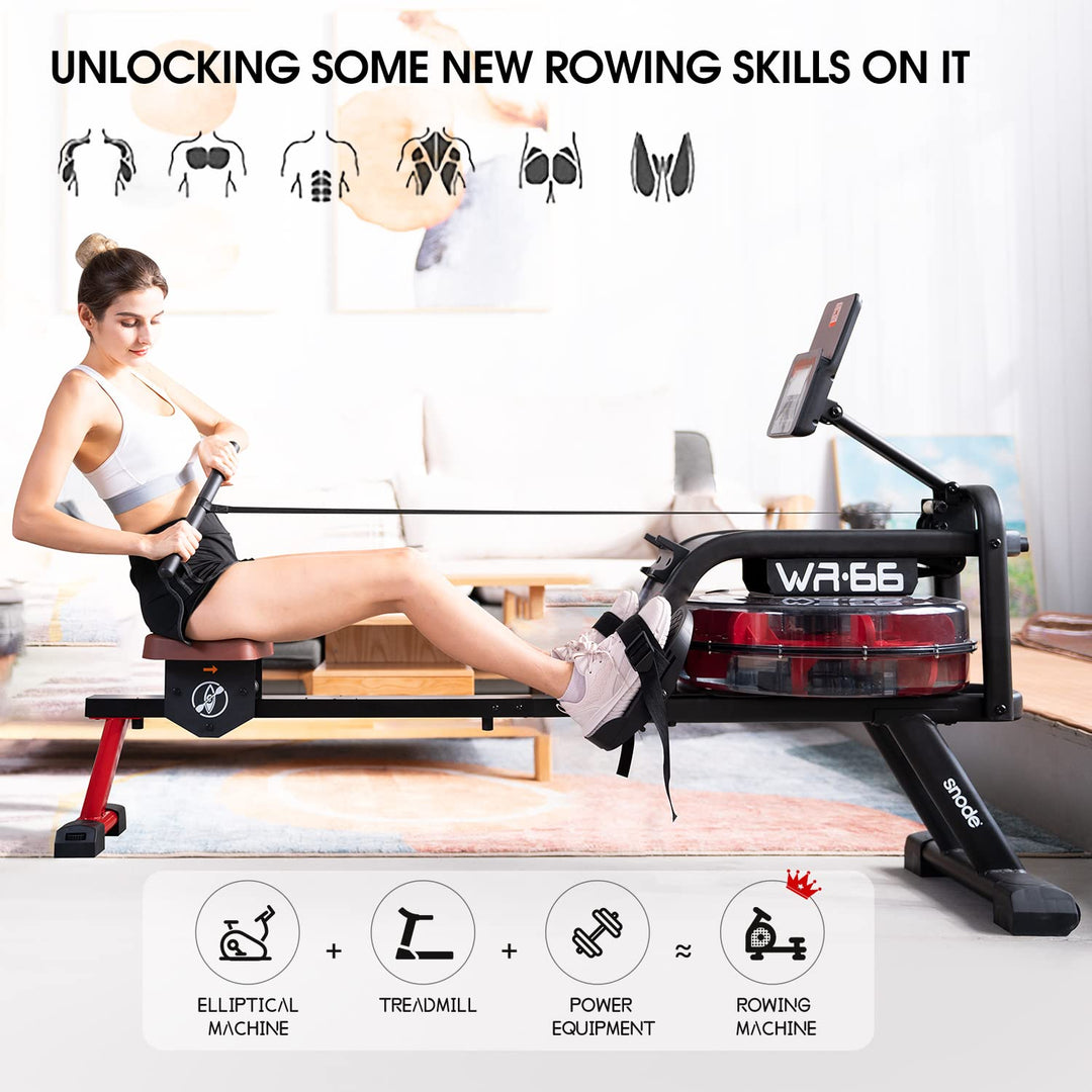 Snode Bluetooth Water Resistance Paddling and Dragon Boat Rowing Machine — WR66